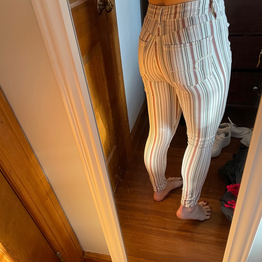 Fun striped jeans